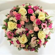  Pink Open Wreath